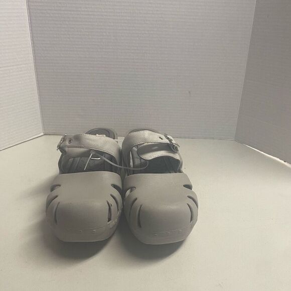 DR SCHOLL’S Women’s Gray Casual Mules Clogs Size 12 Slip On NEW NO BOX - Picture 11 of 12